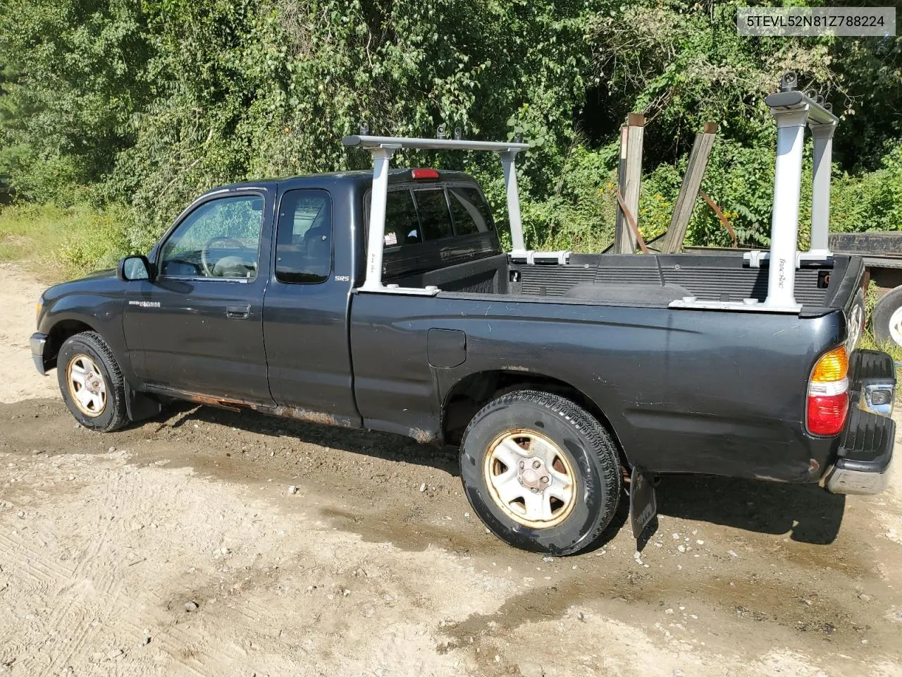 2001 Toyota Tacoma Xtracab VIN: 5TEVL52N81Z788224 Lot: 68976034