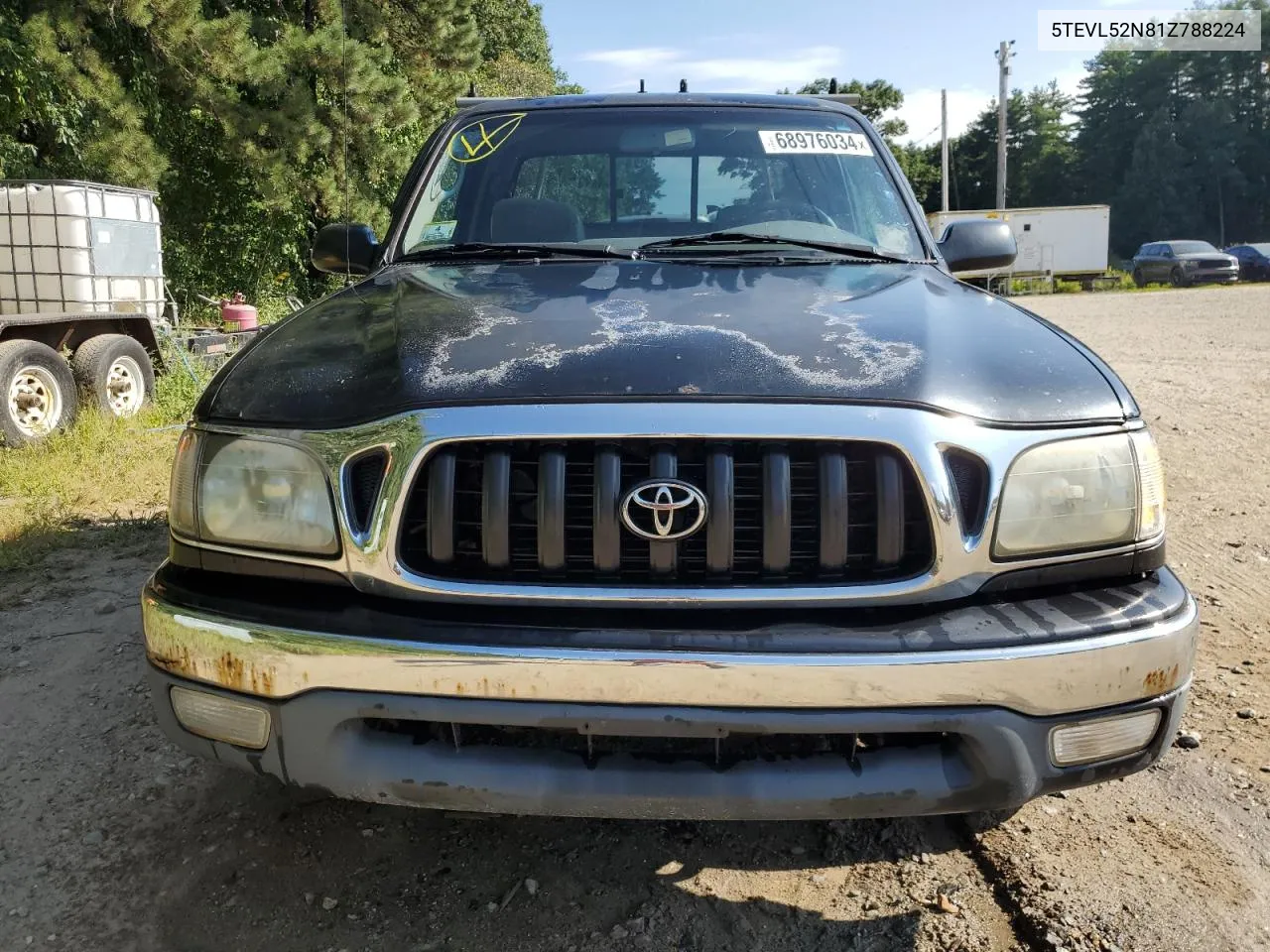 2001 Toyota Tacoma Xtracab VIN: 5TEVL52N81Z788224 Lot: 68976034