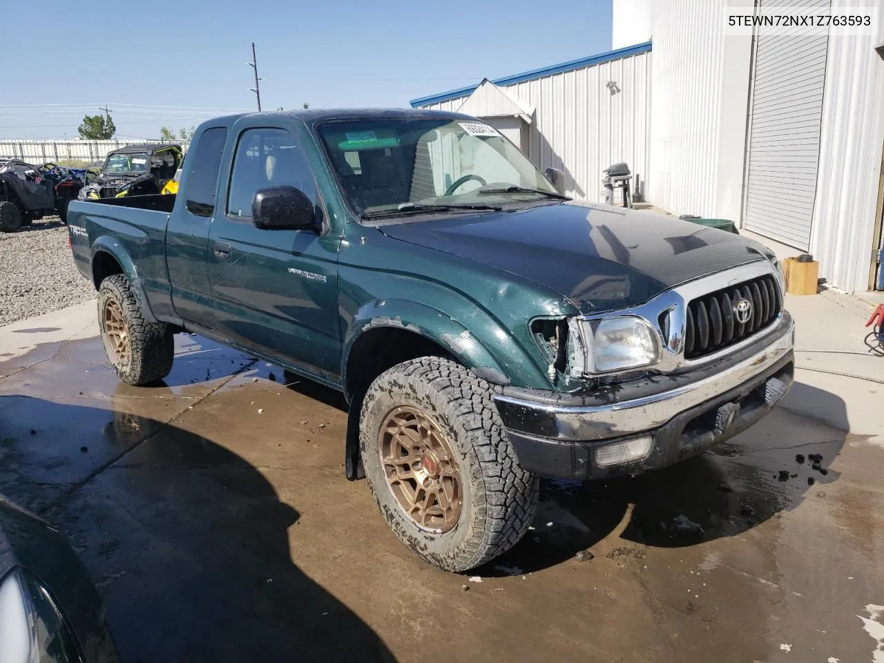 2001 Toyota Tacoma Xtracab VIN: 5TEWN72NX1Z763593 Lot: 69324114