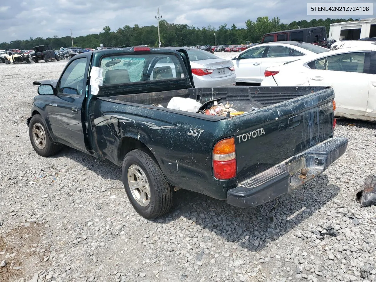 2001 Toyota Tacoma VIN: 5TENL42N21Z724108 Lot: 69541534