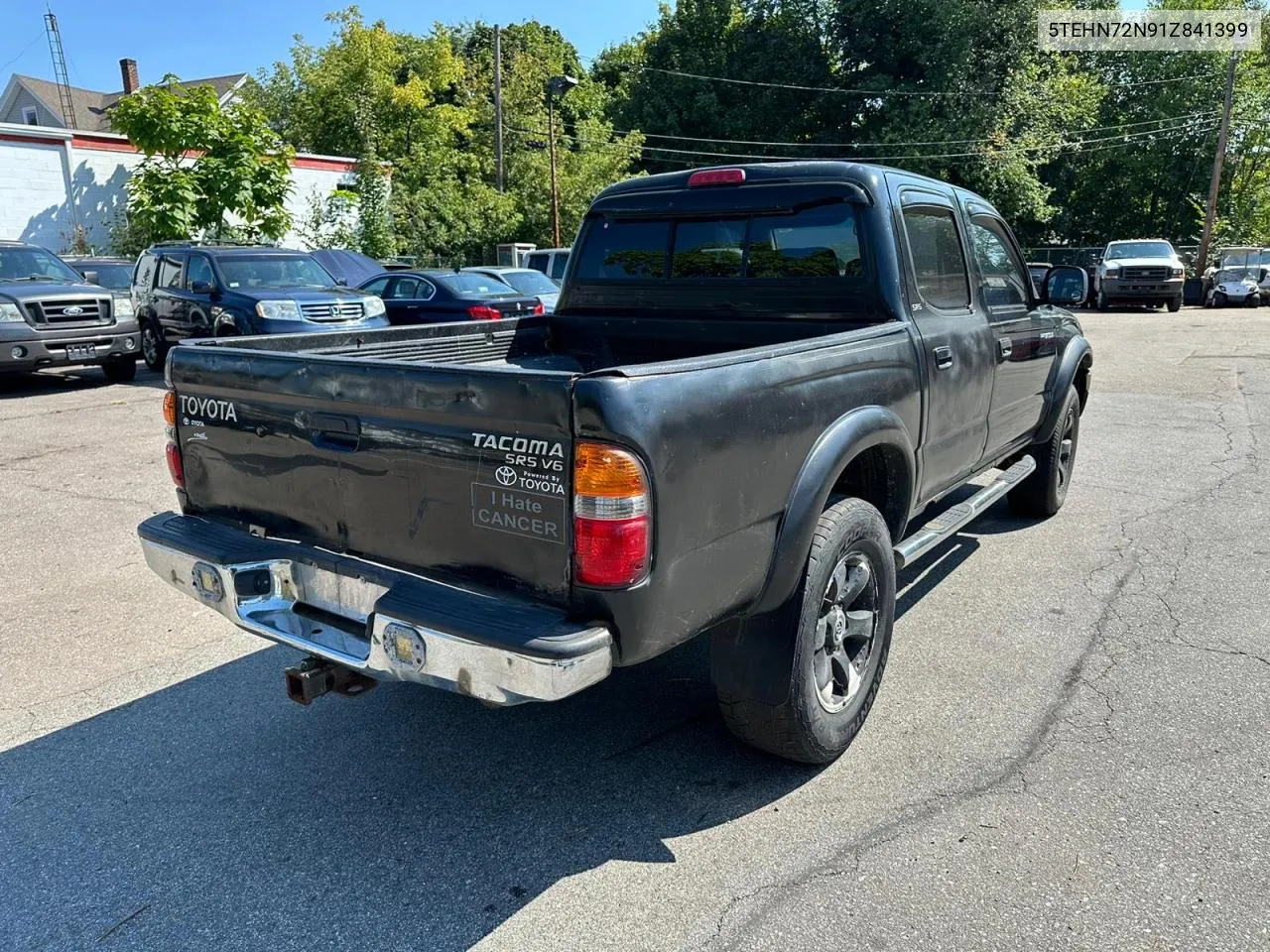 2001 Toyota Tacoma Double Cab VIN: 5TEHN72N91Z841399 Lot: 70773314