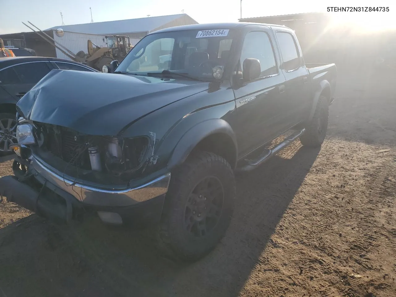 2001 Toyota Tacoma Double Cab VIN: 5TEHN72N31Z844735 Lot: 70862154