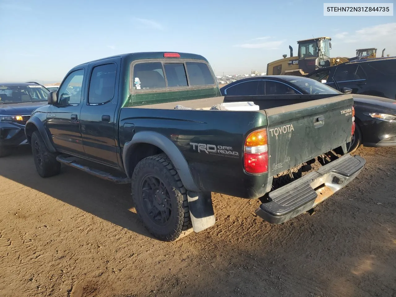 2001 Toyota Tacoma Double Cab VIN: 5TEHN72N31Z844735 Lot: 70862154