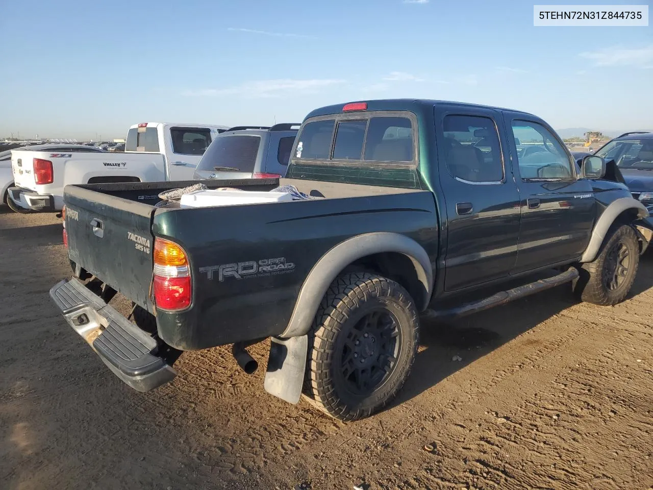 2001 Toyota Tacoma Double Cab VIN: 5TEHN72N31Z844735 Lot: 70862154