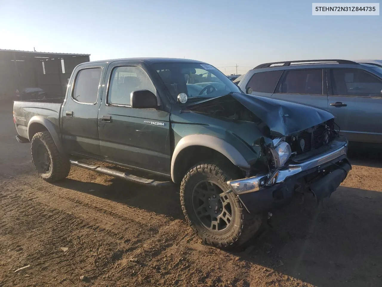 2001 Toyota Tacoma Double Cab VIN: 5TEHN72N31Z844735 Lot: 70862154