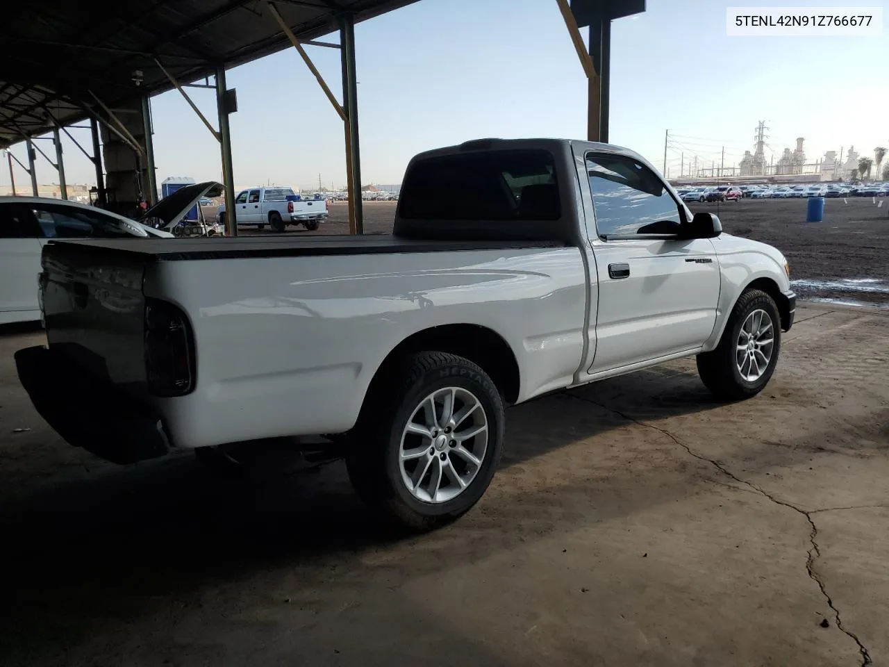 2001 Toyota Tacoma VIN: 5TENL42N91Z766677 Lot: 71088634