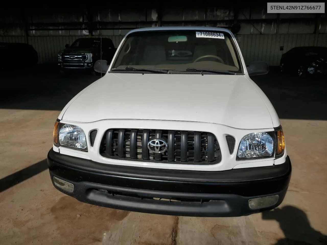 2001 Toyota Tacoma VIN: 5TENL42N91Z766677 Lot: 71088634