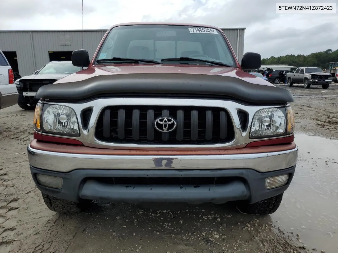 2001 Toyota Tacoma Xtracab VIN: 5TEWN72N41Z872423 Lot: 71486384