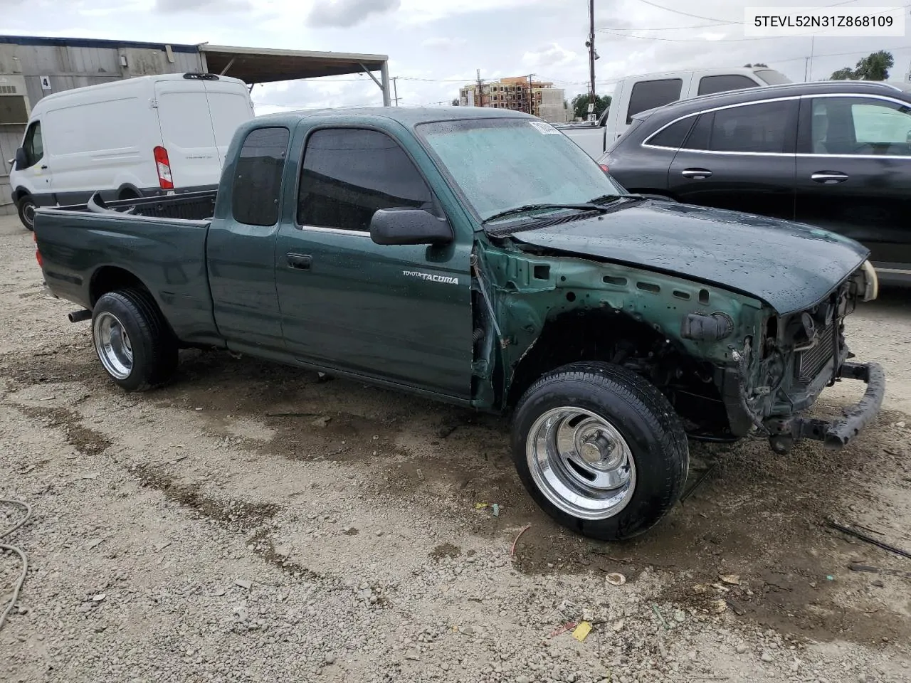 2001 Toyota Tacoma Xtracab VIN: 5TEVL52N31Z868109 Lot: 71624444