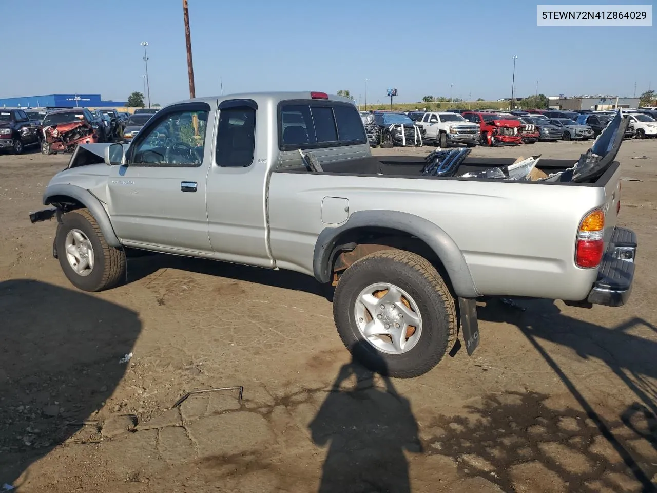 2001 Toyota Tacoma Xtracab VIN: 5TEWN72N41Z864029 Lot: 71831364