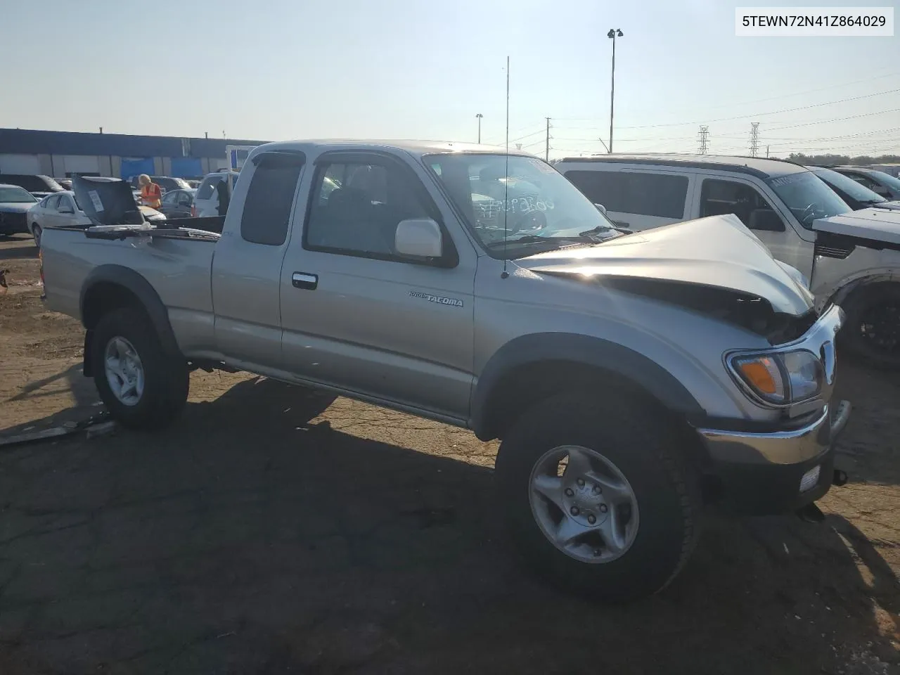 2001 Toyota Tacoma Xtracab VIN: 5TEWN72N41Z864029 Lot: 71831364