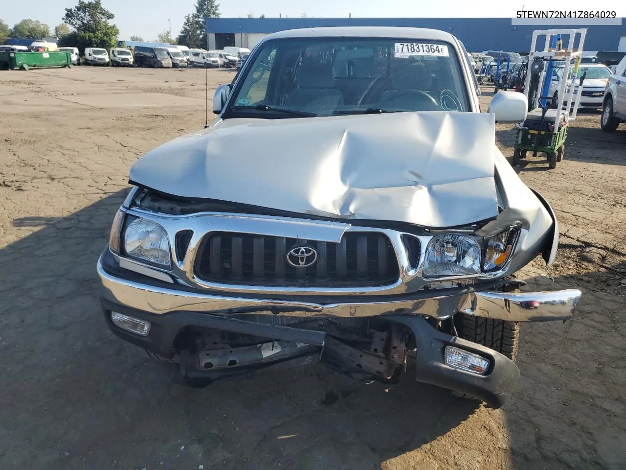 2001 Toyota Tacoma Xtracab VIN: 5TEWN72N41Z864029 Lot: 71831364