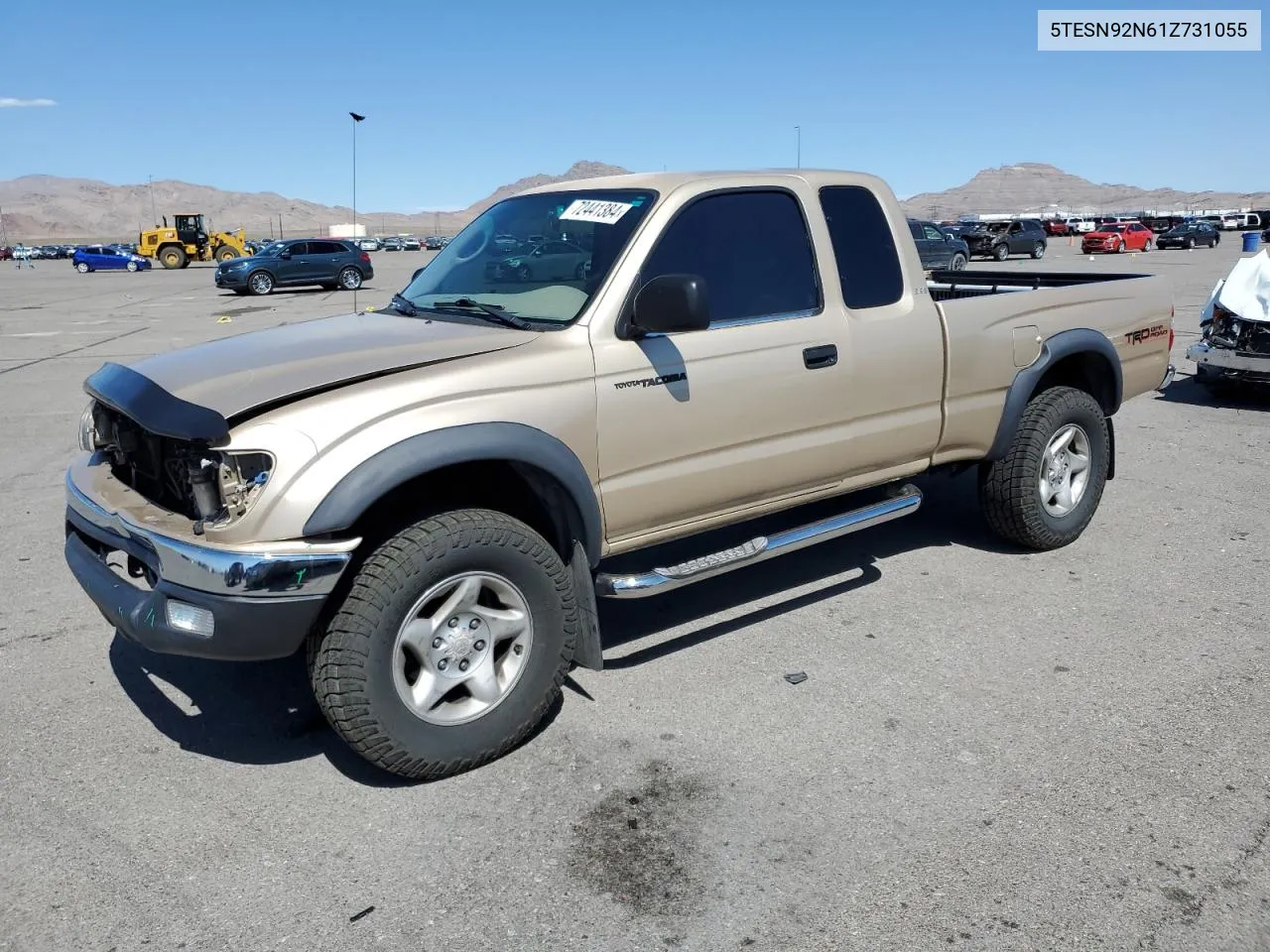 2001 Toyota Tacoma Xtracab Prerunner VIN: 5TESN92N61Z731055 Lot: 72441384