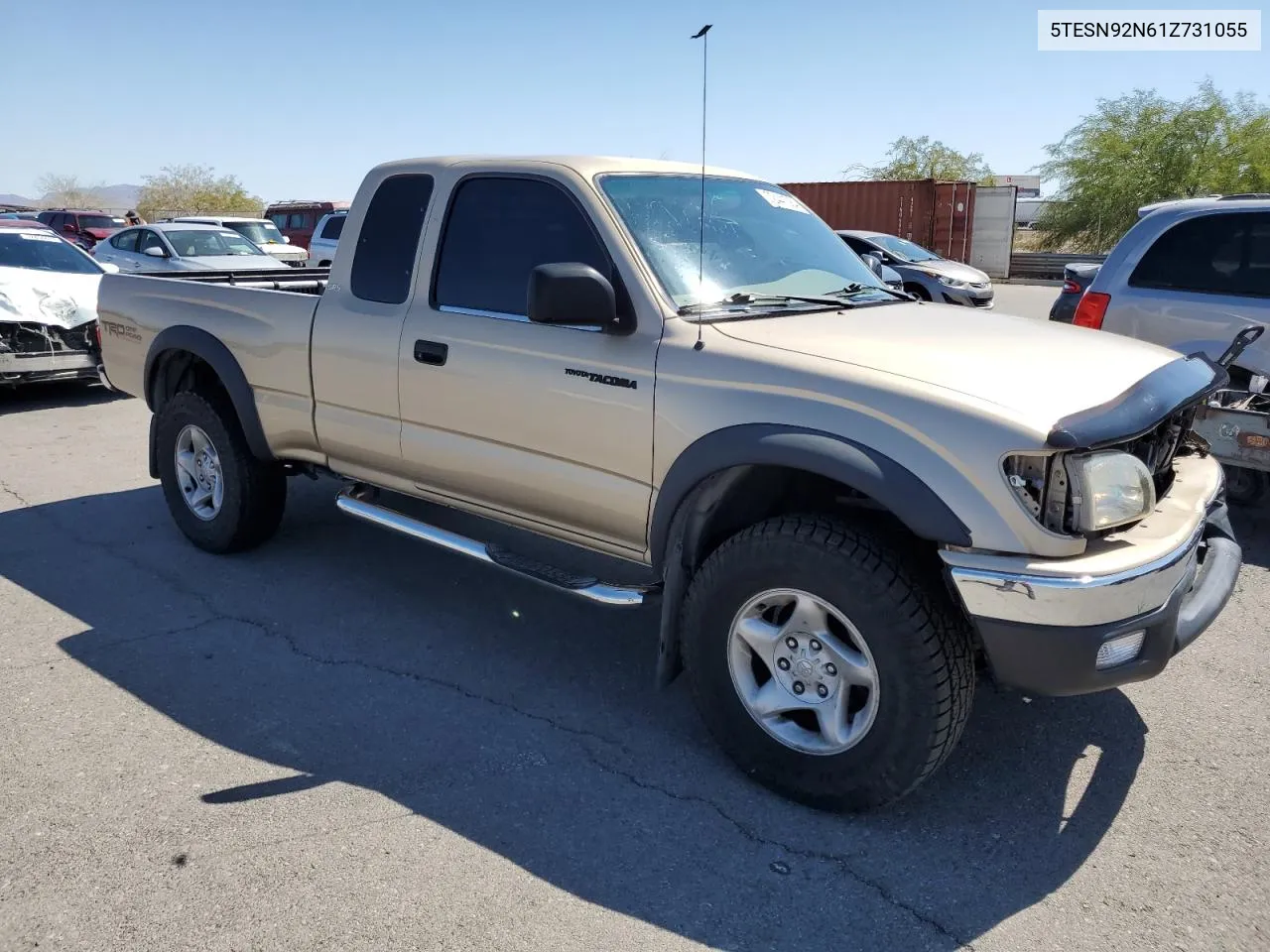 2001 Toyota Tacoma Xtracab Prerunner VIN: 5TESN92N61Z731055 Lot: 72441384