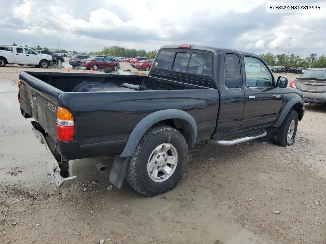 2001 Toyota Tacoma Xtracab Prerunner VIN: 5TESN92N81Z813935 Lot: 72707084