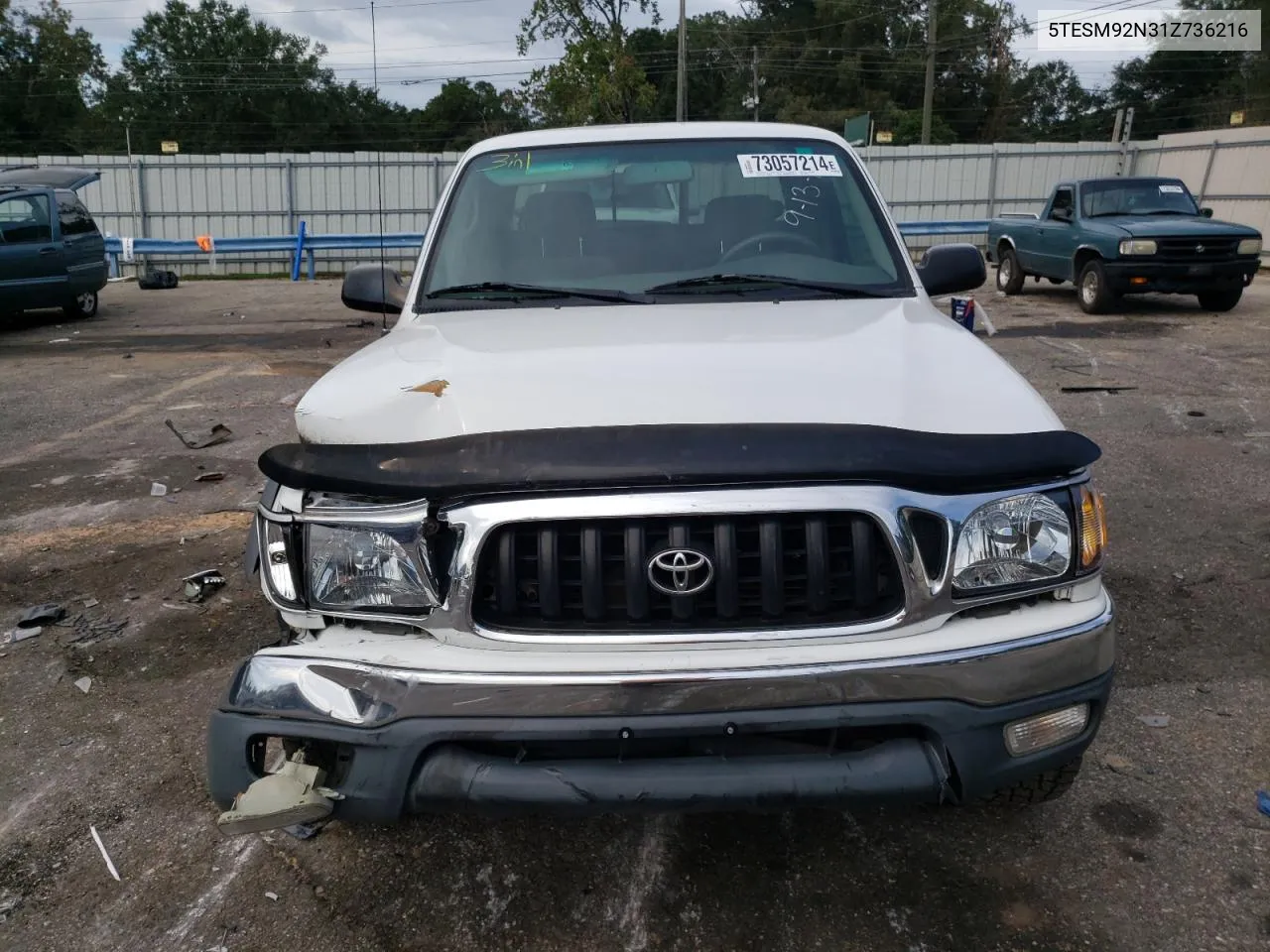 2001 Toyota Tacoma Xtracab Prerunner VIN: 5TESM92N31Z736216 Lot: 73057214