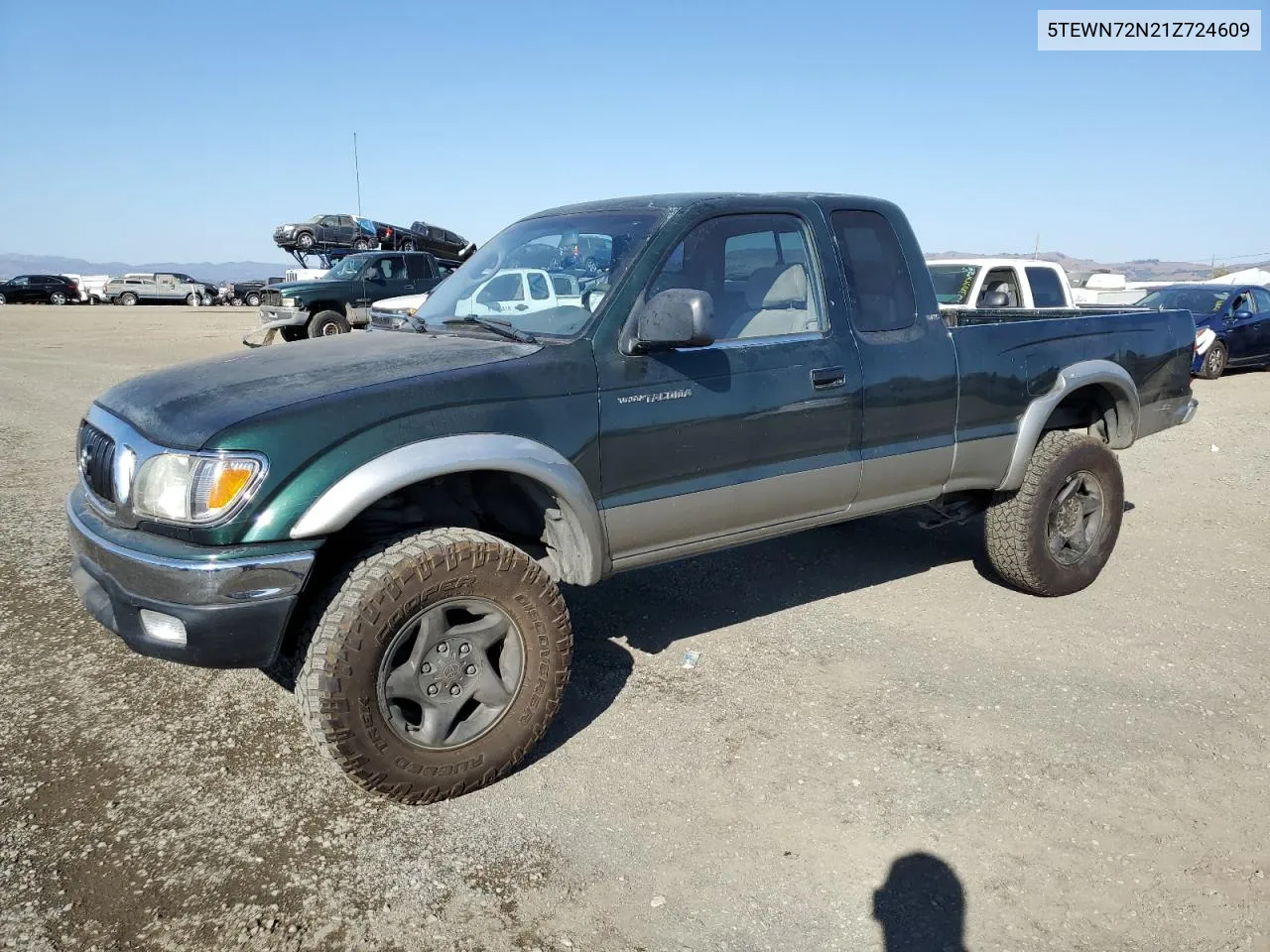 2001 Toyota Tacoma Xtracab VIN: 5TEWN72N21Z724609 Lot: 73396204