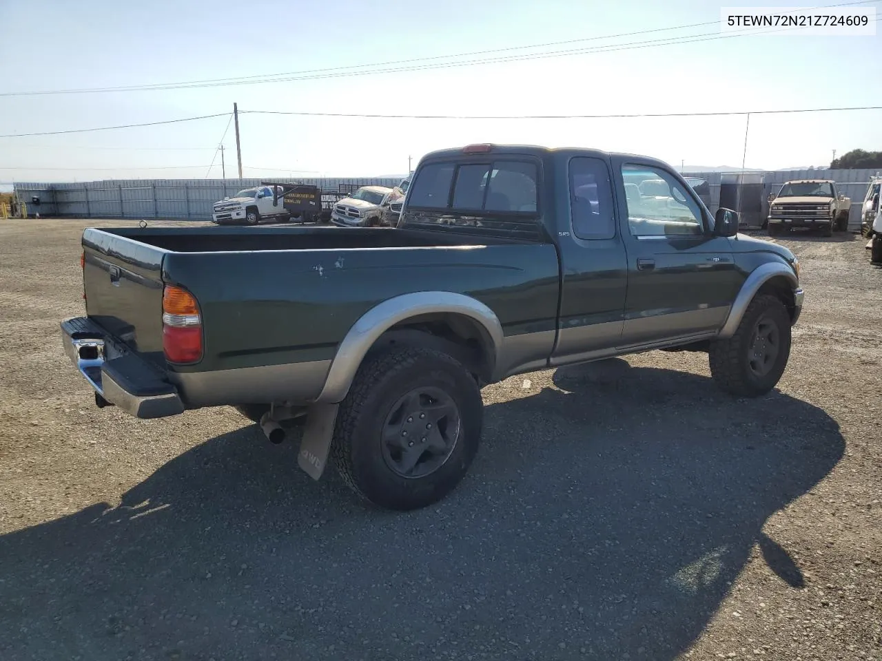 2001 Toyota Tacoma Xtracab VIN: 5TEWN72N21Z724609 Lot: 73396204