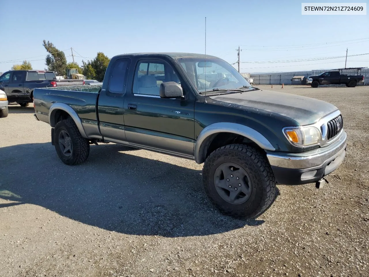 2001 Toyota Tacoma Xtracab VIN: 5TEWN72N21Z724609 Lot: 73396204