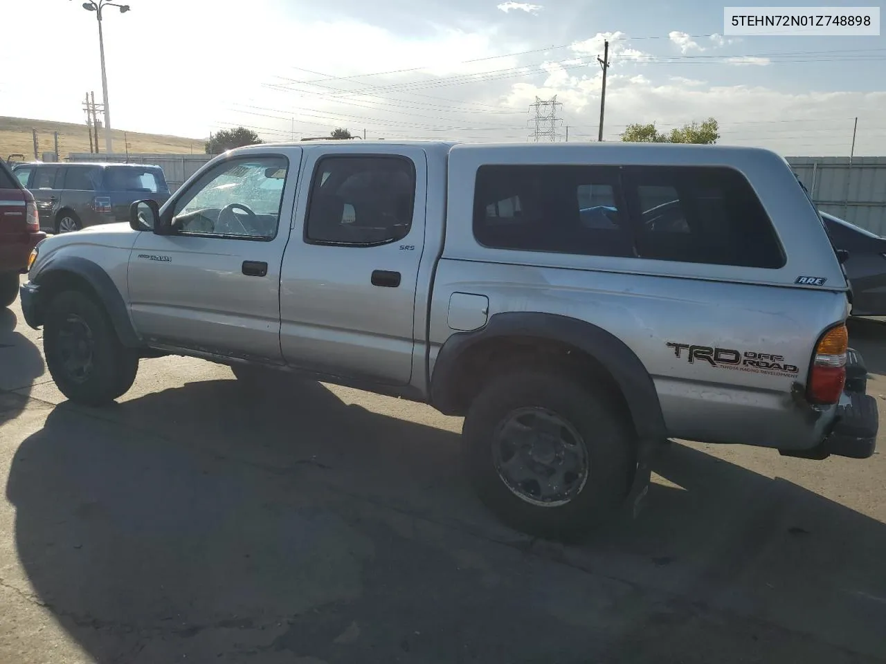 2001 Toyota Tacoma Double Cab VIN: 5TEHN72N01Z748898 Lot: 73411434