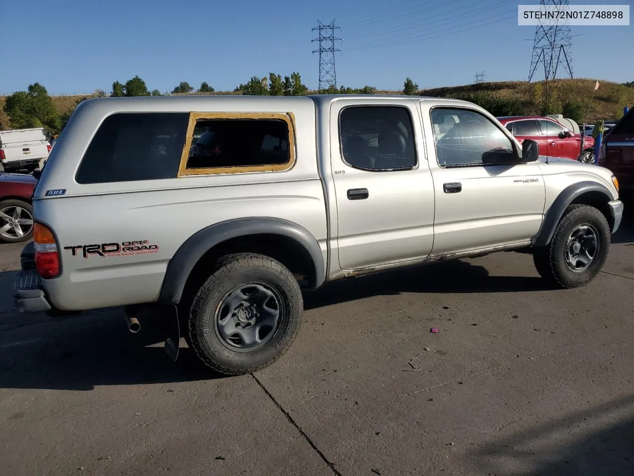 2001 Toyota Tacoma Double Cab VIN: 5TEHN72N01Z748898 Lot: 73411434