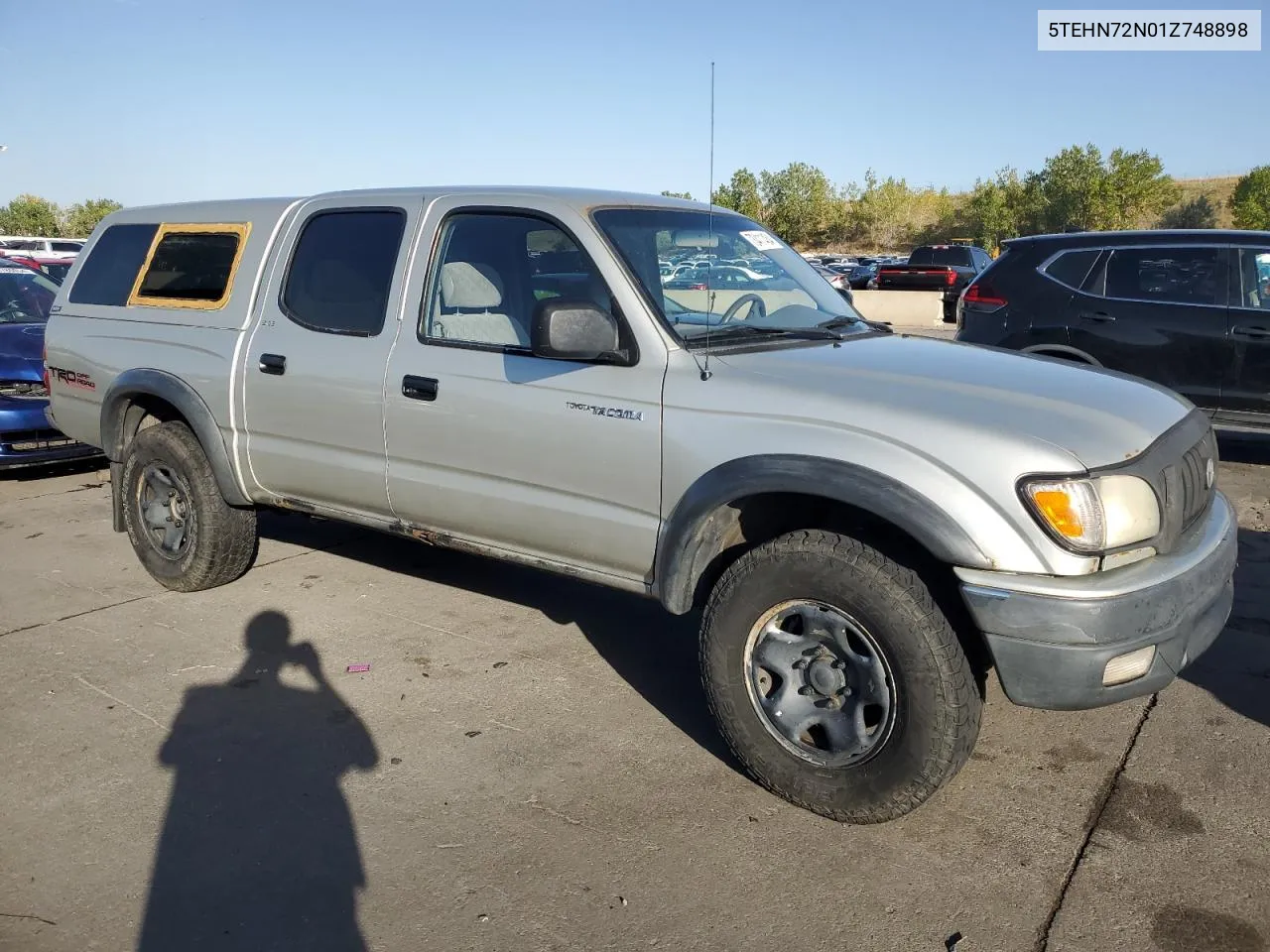 2001 Toyota Tacoma Double Cab VIN: 5TEHN72N01Z748898 Lot: 73411434