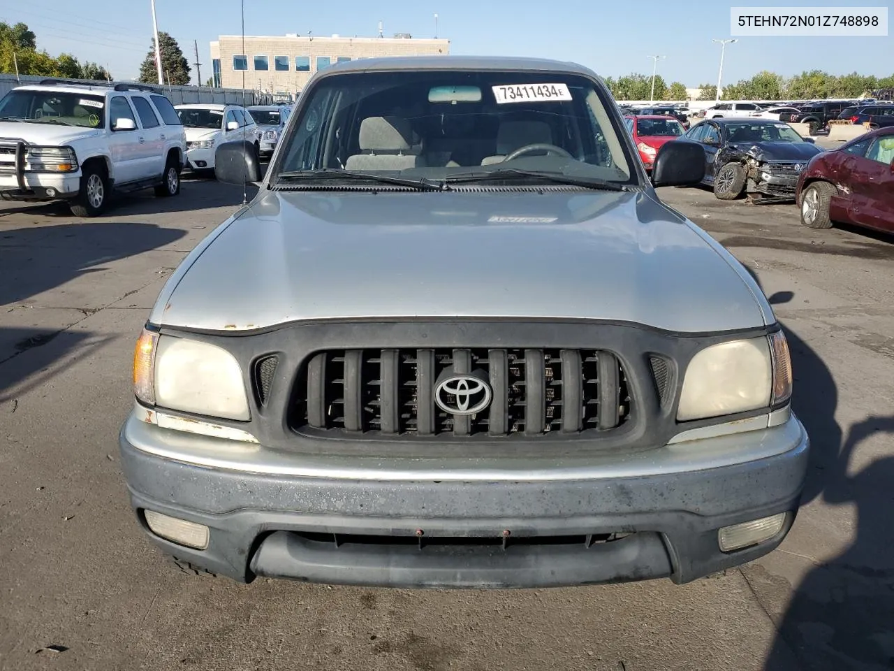 2001 Toyota Tacoma Double Cab VIN: 5TEHN72N01Z748898 Lot: 73411434