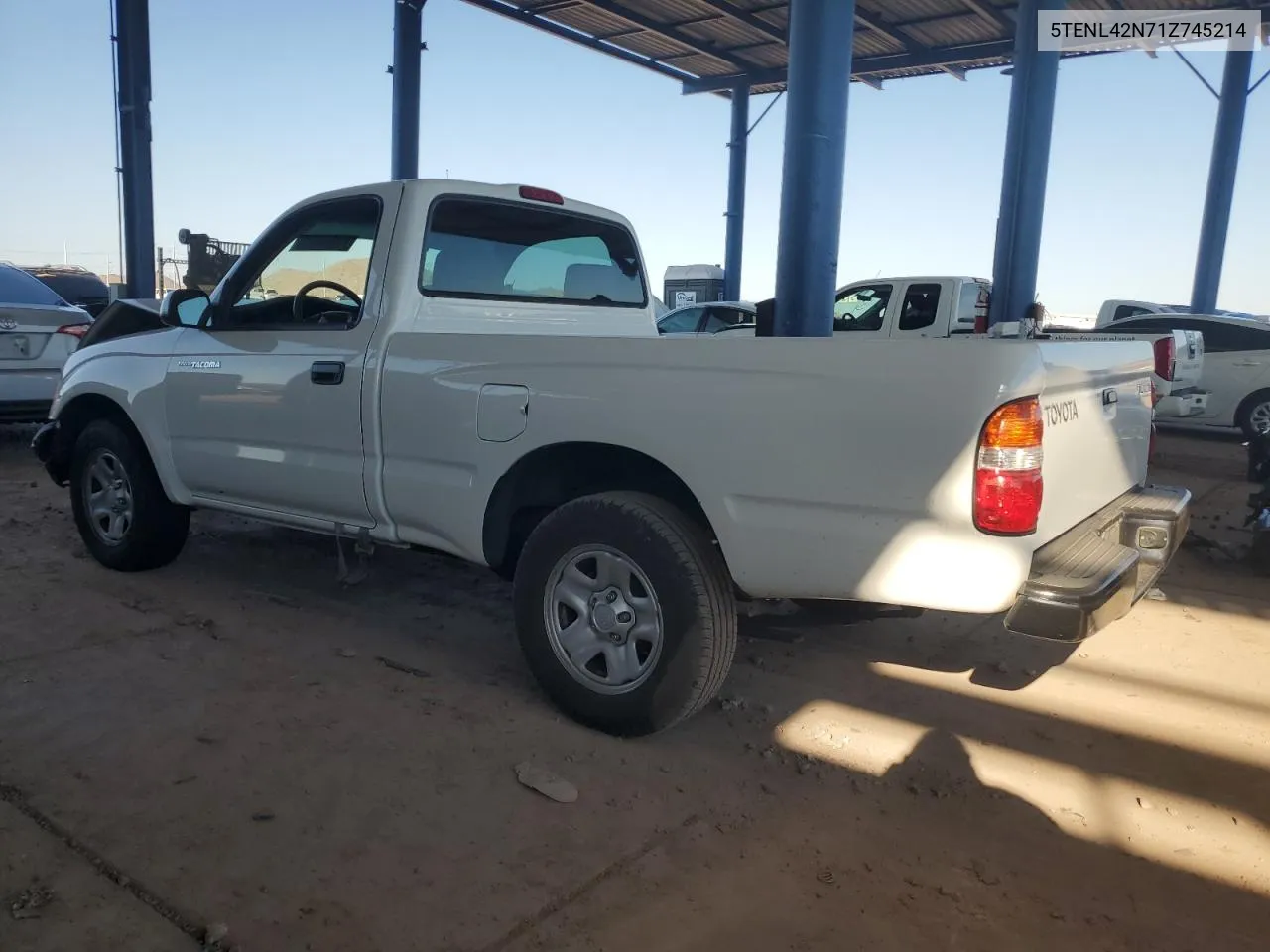 2001 Toyota Tacoma VIN: 5TENL42N71Z745214 Lot: 73596424