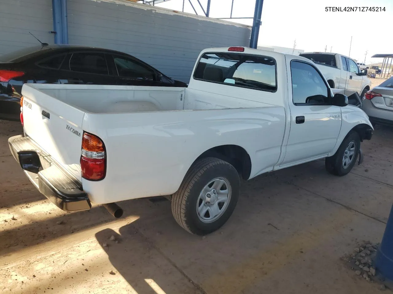 2001 Toyota Tacoma VIN: 5TENL42N71Z745214 Lot: 73596424