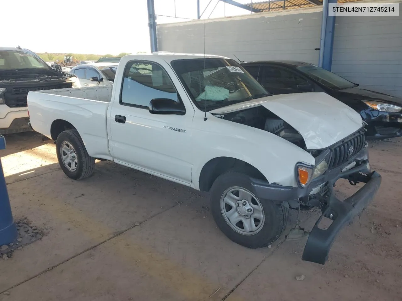 2001 Toyota Tacoma VIN: 5TENL42N71Z745214 Lot: 73596424