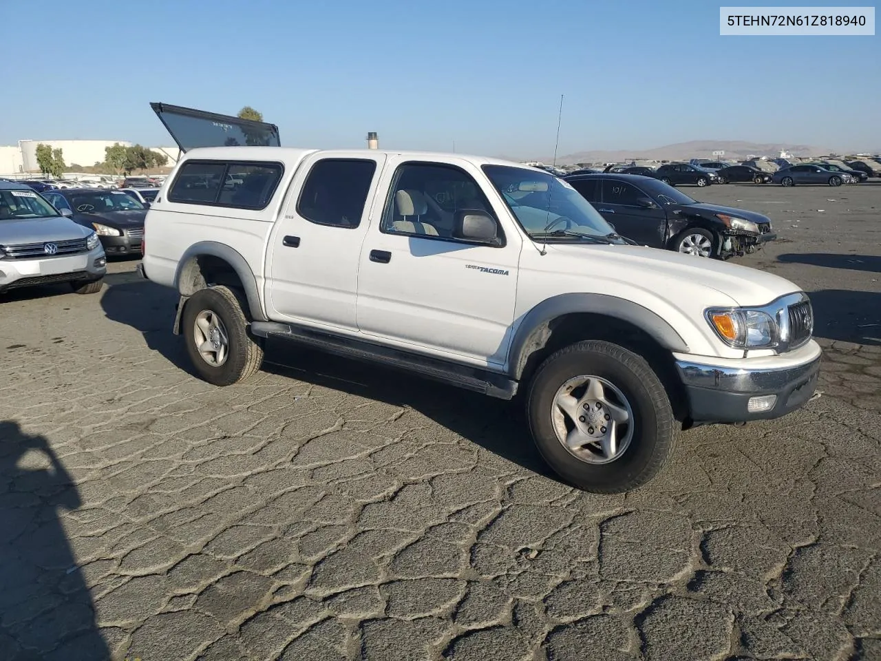 2001 Toyota Tacoma Double Cab VIN: 5TEHN72N61Z818940 Lot: 73962704