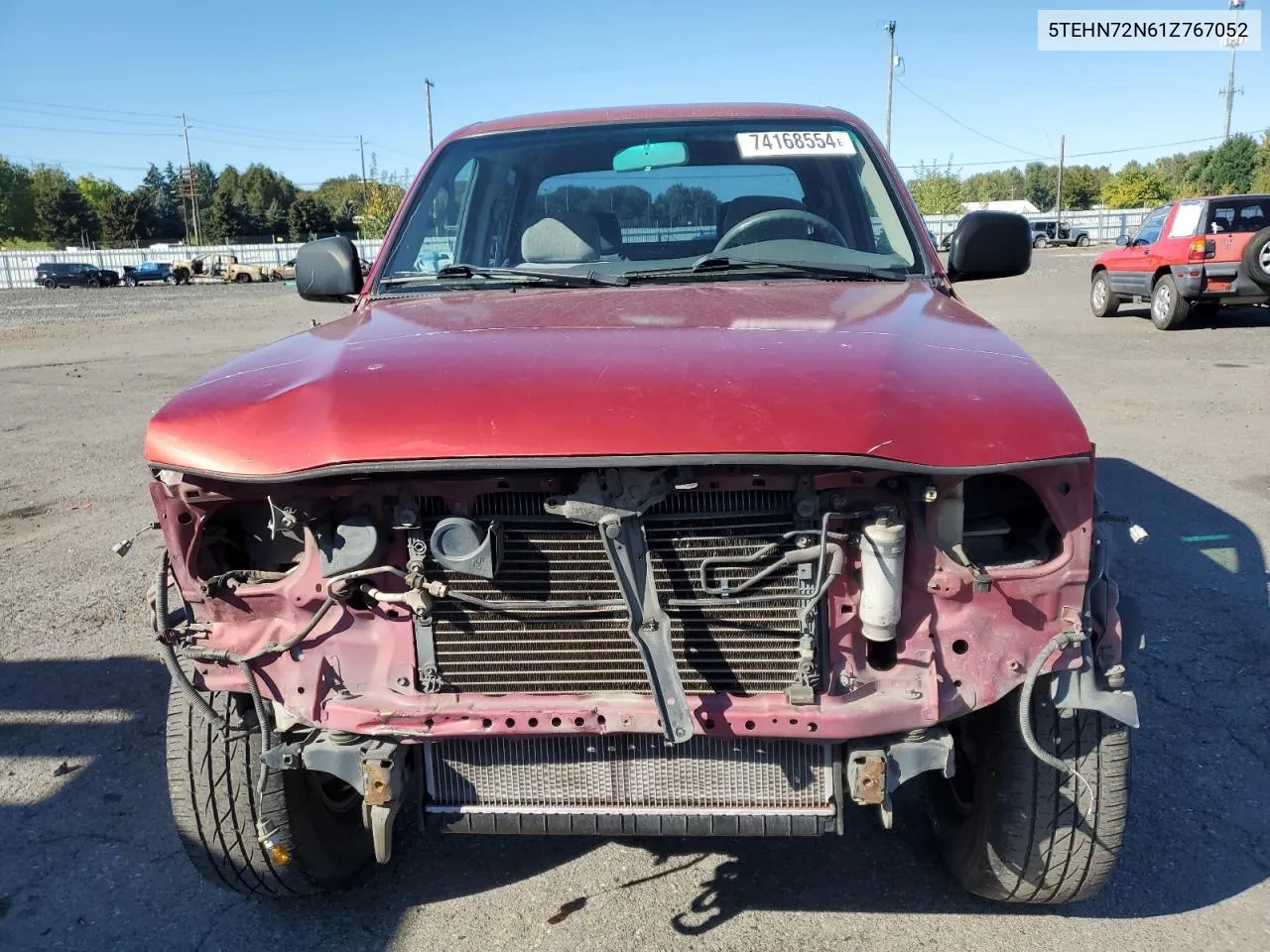 2001 Toyota Tacoma Double Cab VIN: 5TEHN72N61Z767052 Lot: 74168554