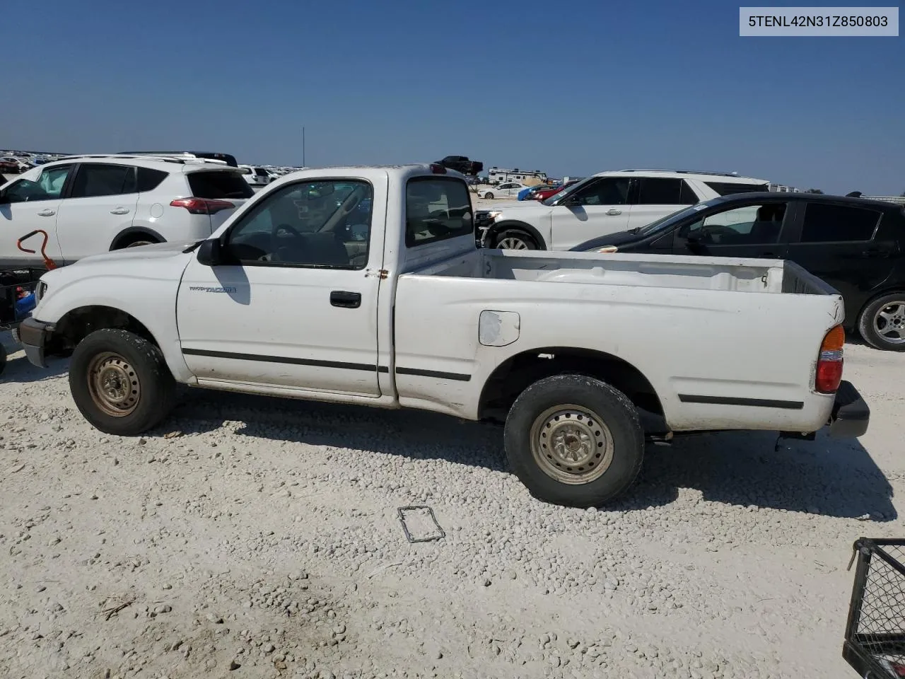 2001 Toyota Tacoma VIN: 5TENL42N31Z850803 Lot: 74794924