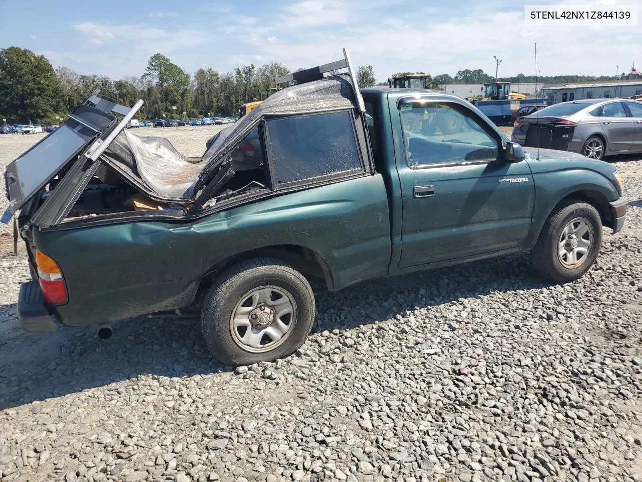 2001 Toyota Tacoma VIN: 5TENL42NX1Z844139 Lot: 74891694