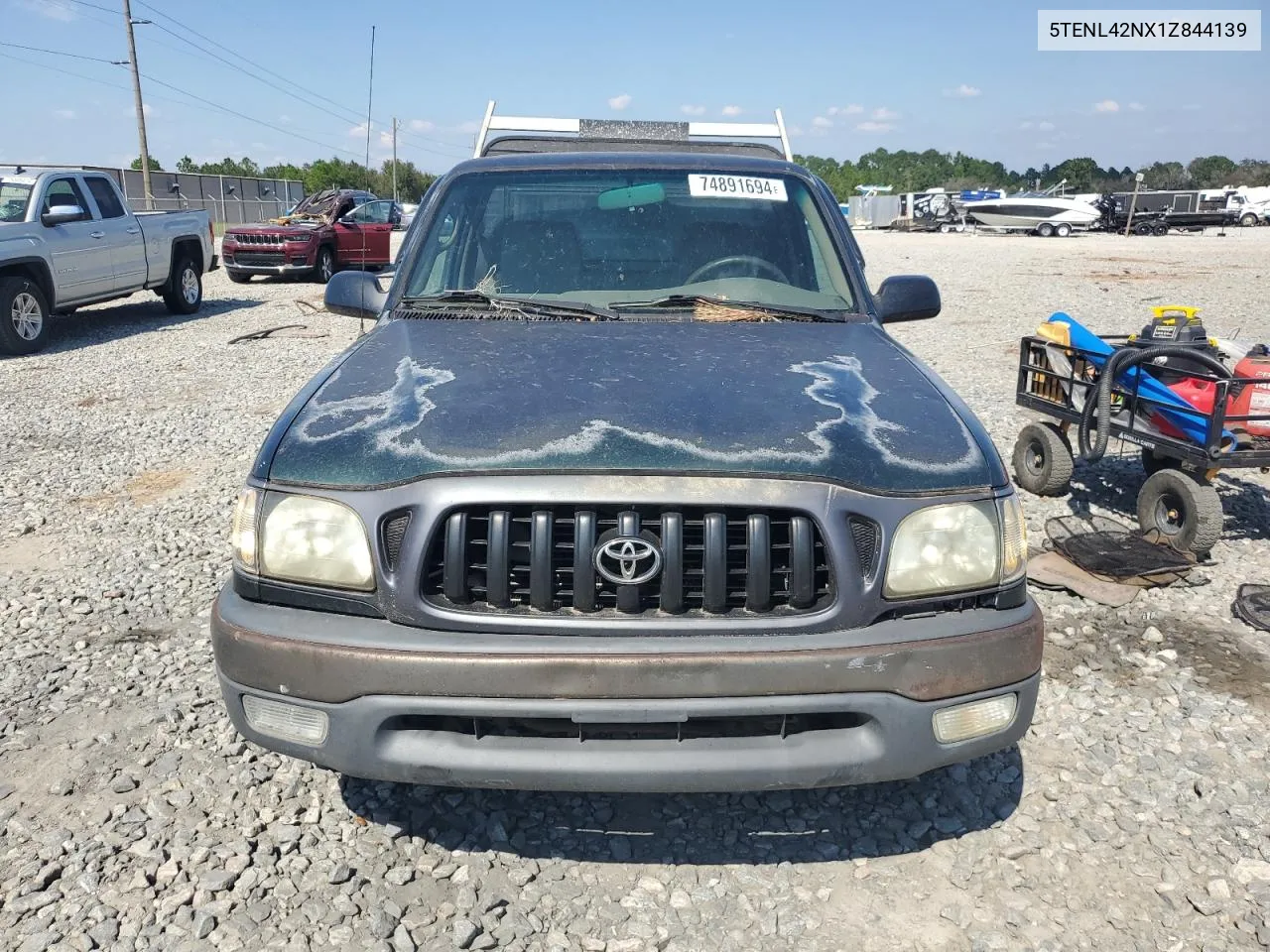 2001 Toyota Tacoma VIN: 5TENL42NX1Z844139 Lot: 74891694