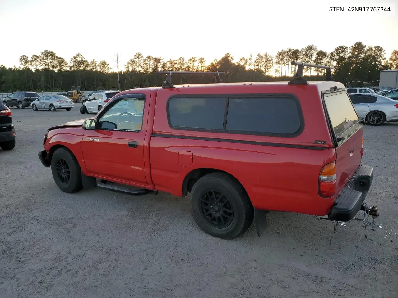 2001 Toyota Tacoma VIN: 5TENL42N91Z767344 Lot: 74942684