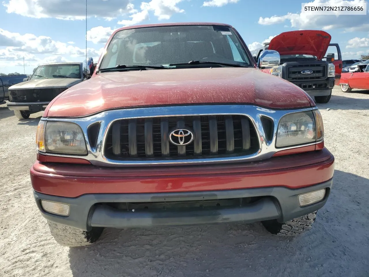 2001 Toyota Tacoma Xtracab VIN: 5TEWN72N21Z786656 Lot: 75174174