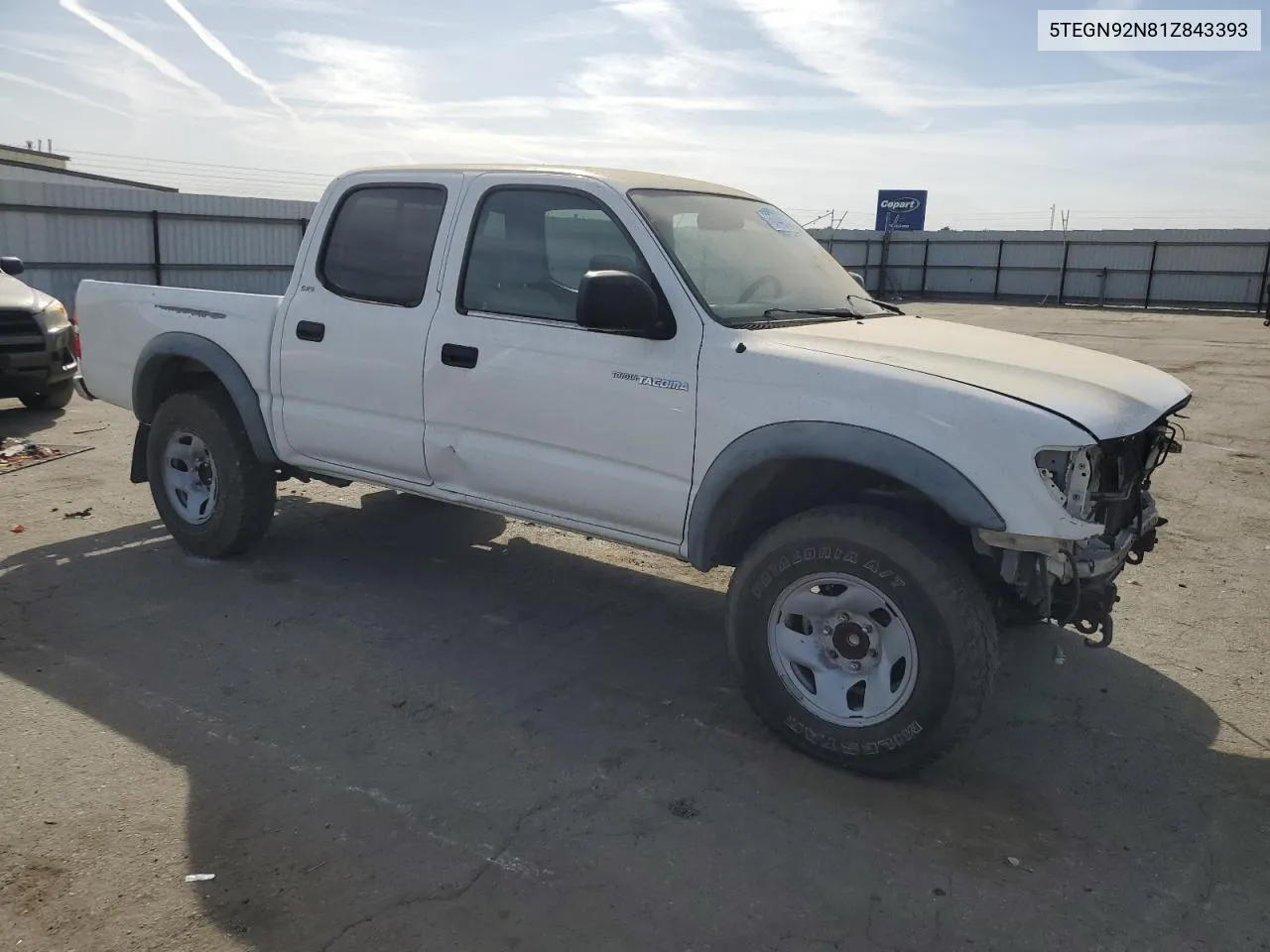 5TEGN92N81Z843393 2001 Toyota Tacoma Double Cab Prerunner