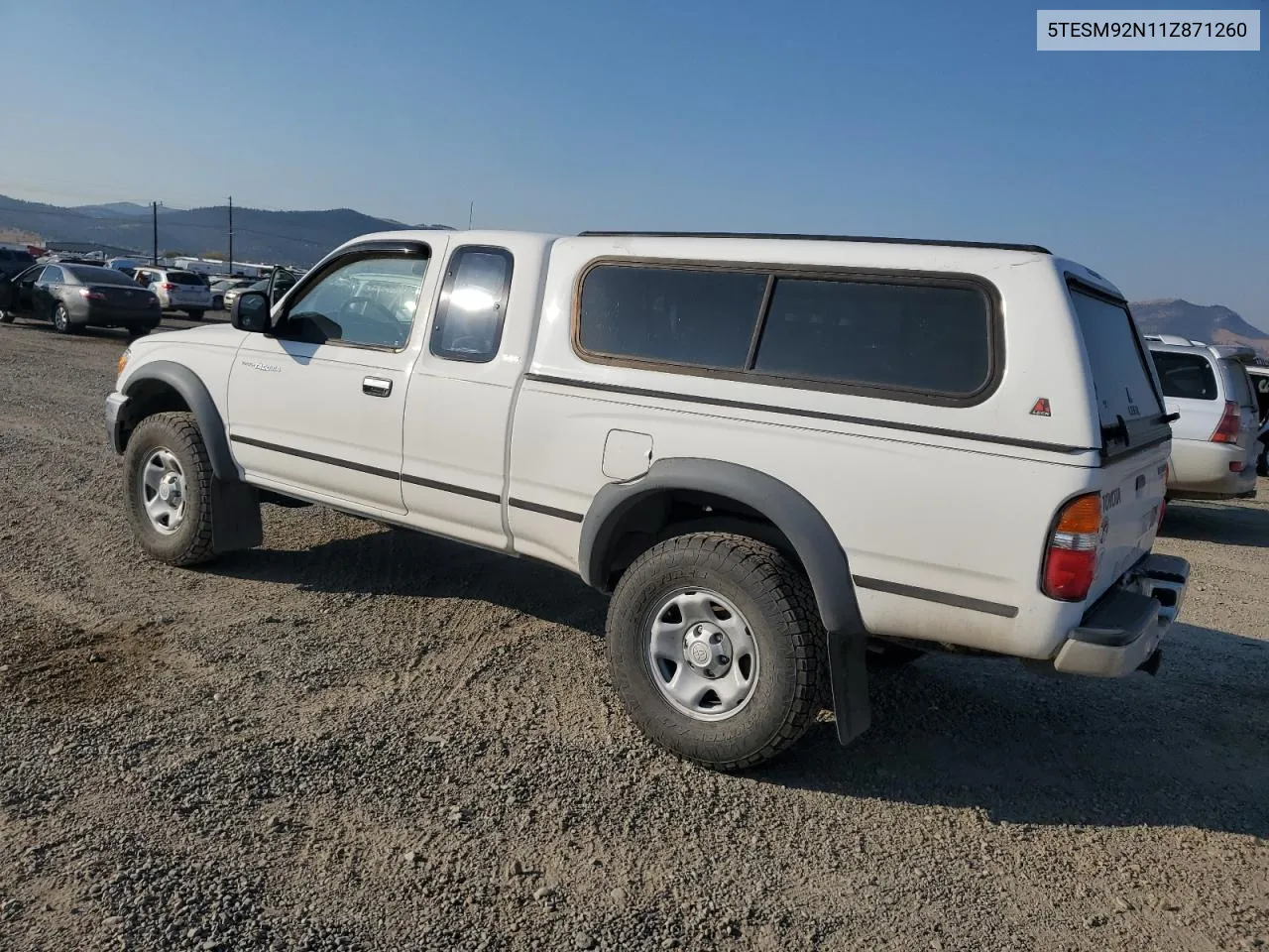 2001 Toyota Tacoma Xtracab Prerunner VIN: 5TESM92N11Z871260 Lot: 75888694