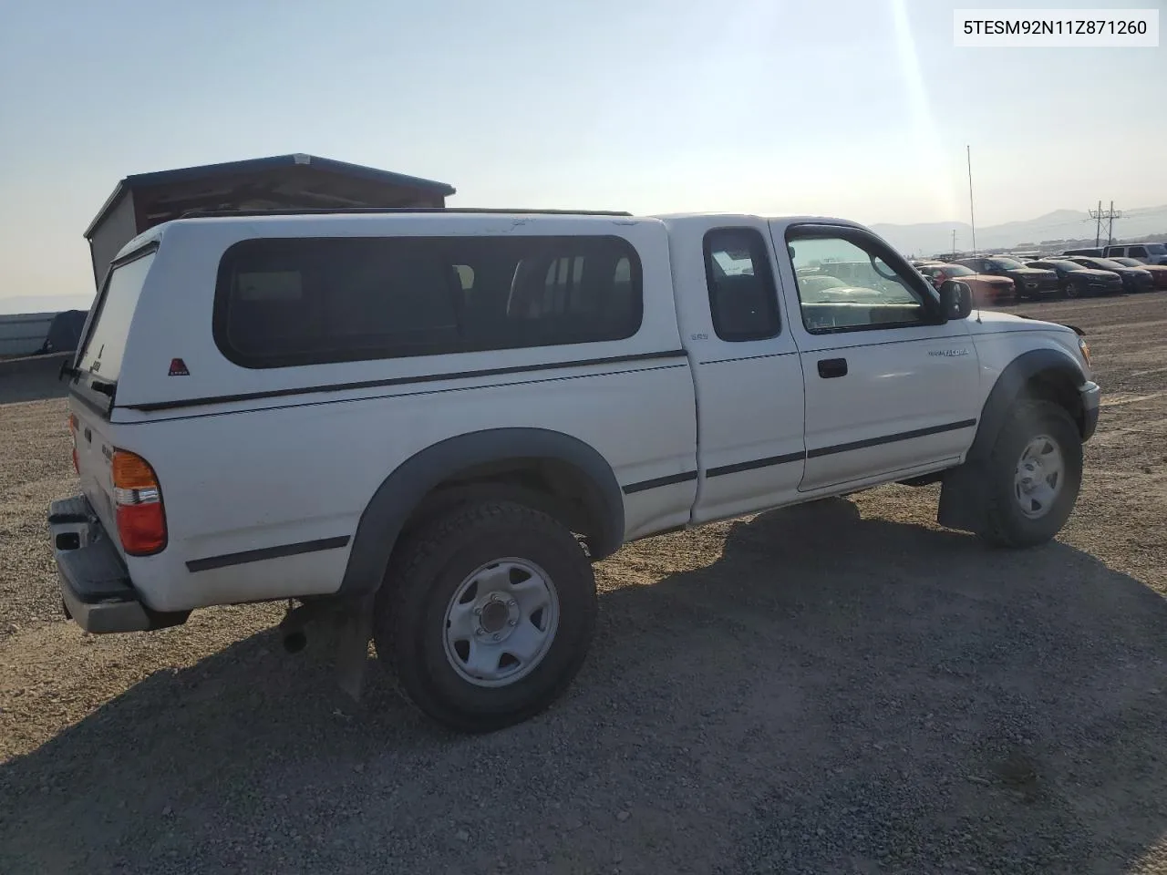 2001 Toyota Tacoma Xtracab Prerunner VIN: 5TESM92N11Z871260 Lot: 75888694