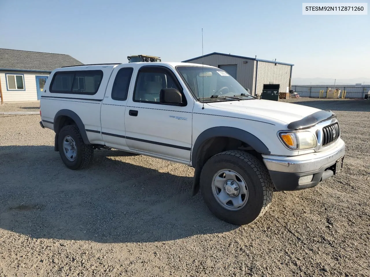 2001 Toyota Tacoma Xtracab Prerunner VIN: 5TESM92N11Z871260 Lot: 75888694