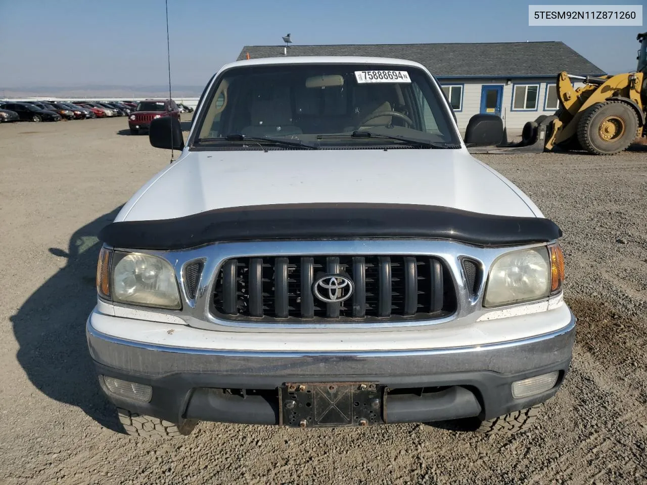 2001 Toyota Tacoma Xtracab Prerunner VIN: 5TESM92N11Z871260 Lot: 75888694