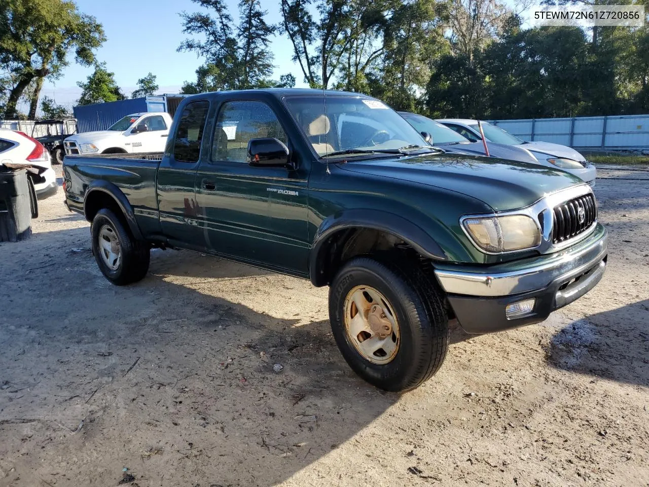 2001 Toyota Tacoma Xtracab VIN: 5TEWM72N61Z720856 Lot: 75901934