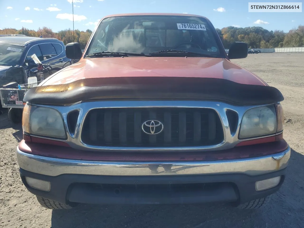 2001 Toyota Tacoma Xtracab VIN: 5TEWN72N31Z866614 Lot: 76165274