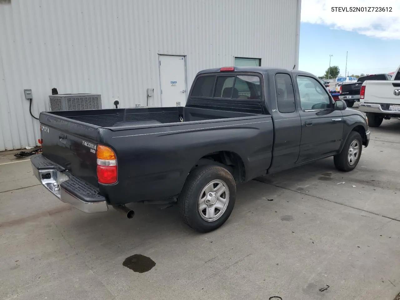 2001 Toyota Tacoma Xtracab VIN: 5TEVL52N01Z723612 Lot: 76357154