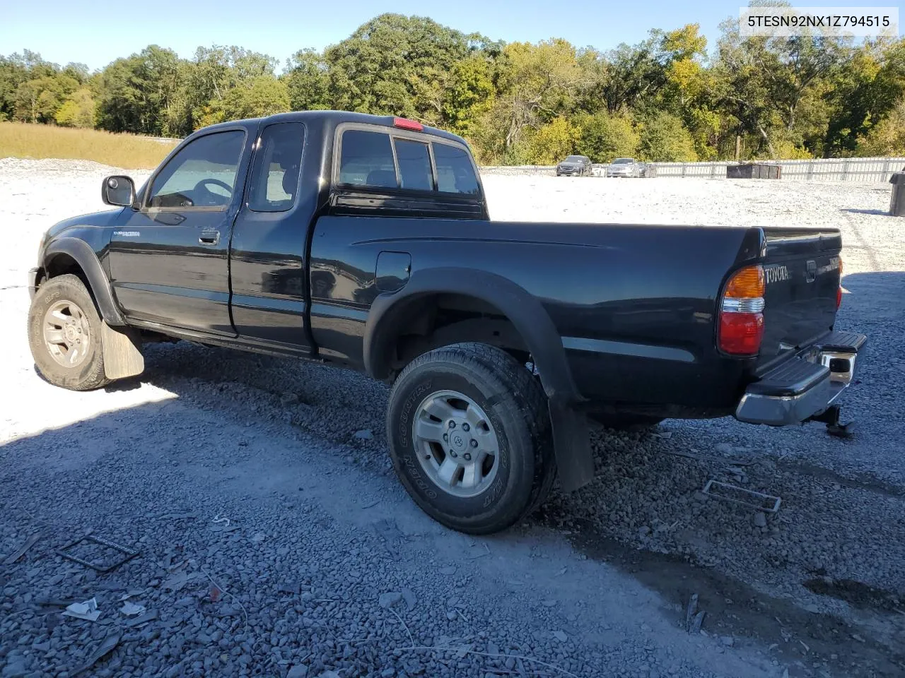 2001 Toyota Tacoma Xtracab Prerunner VIN: 5TESN92NX1Z794515 Lot: 76516874