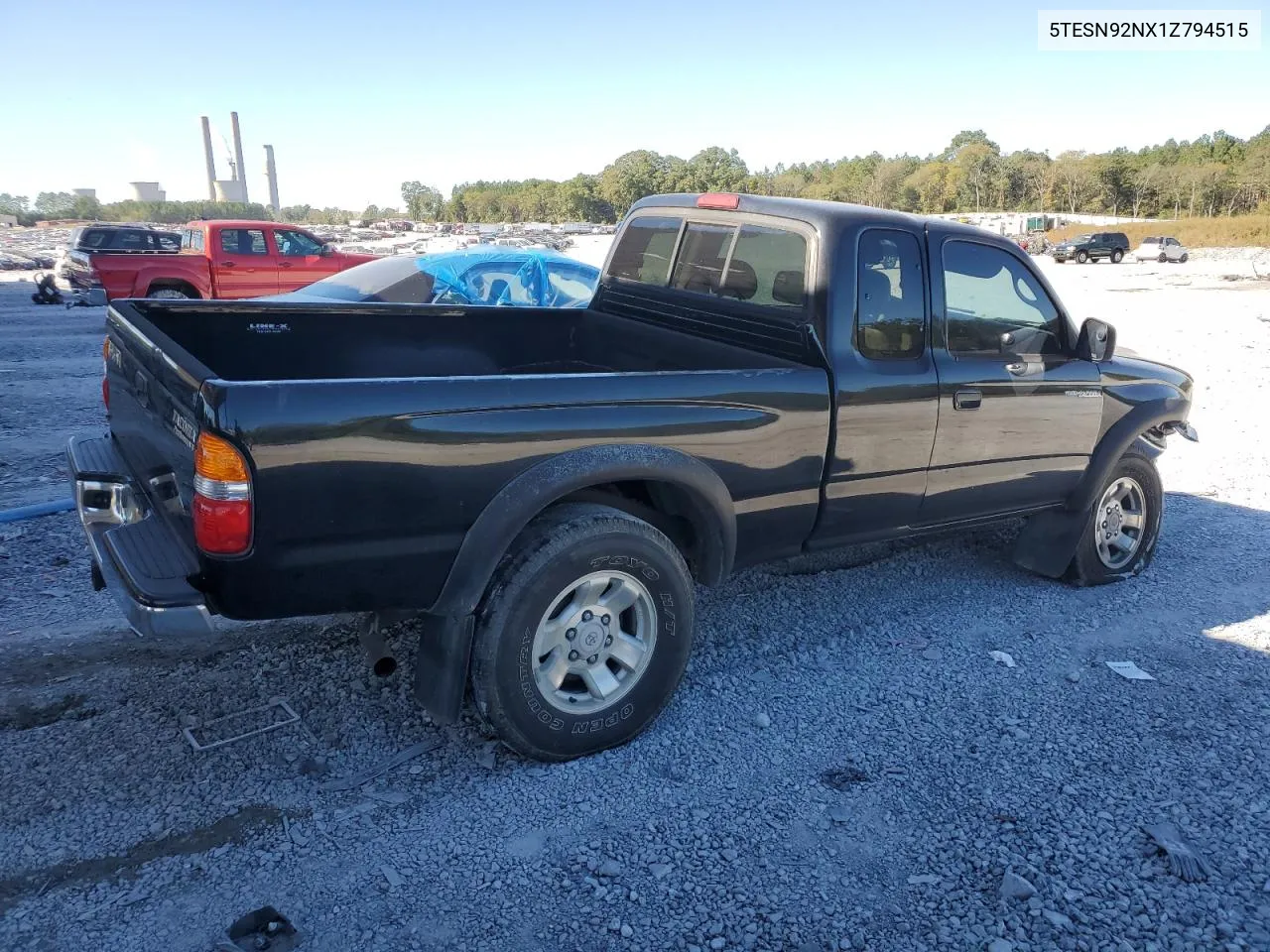 2001 Toyota Tacoma Xtracab Prerunner VIN: 5TESN92NX1Z794515 Lot: 76516874