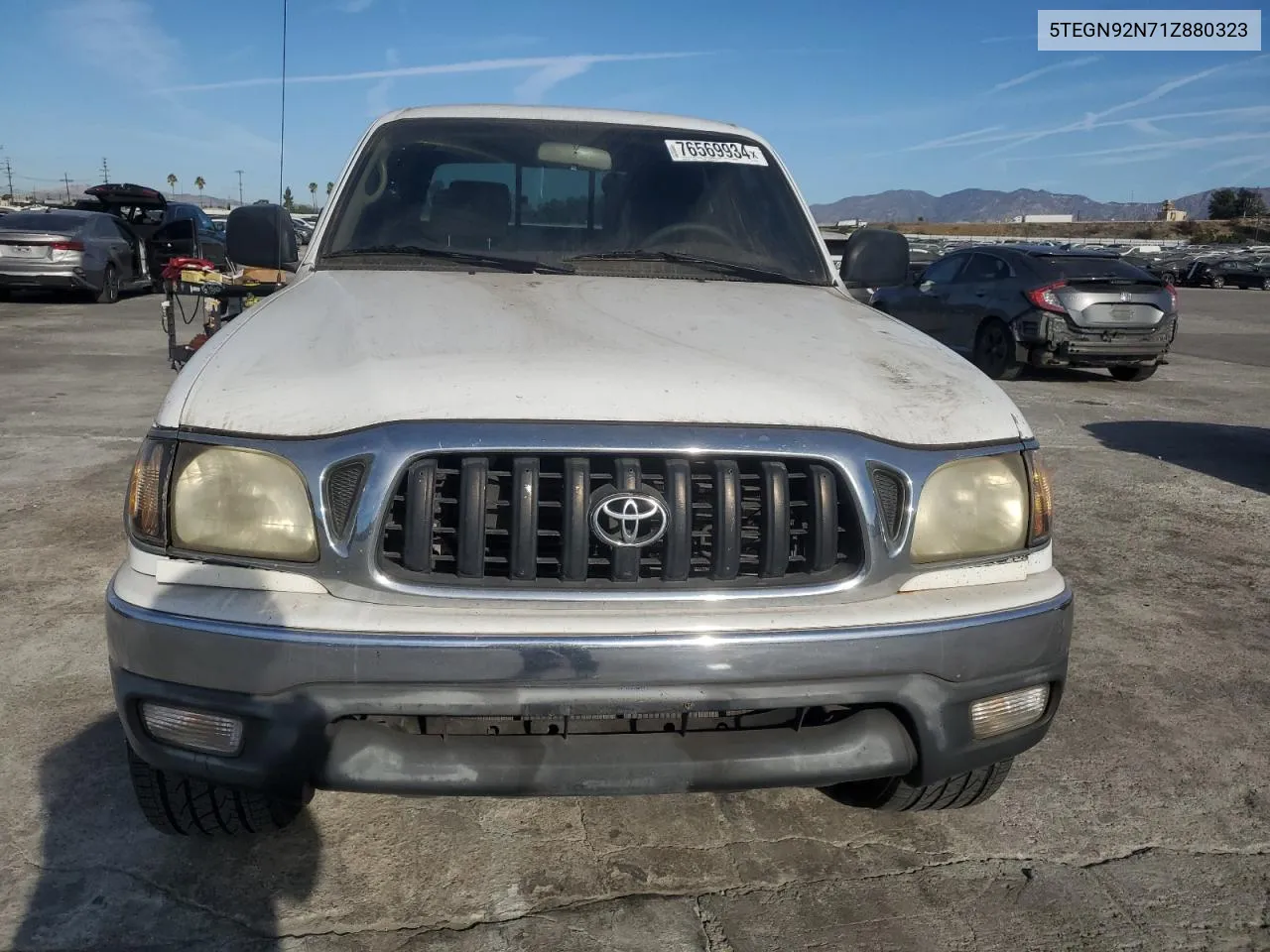 2001 Toyota Tacoma Double Cab Prerunner VIN: 5TEGN92N71Z880323 Lot: 76569934