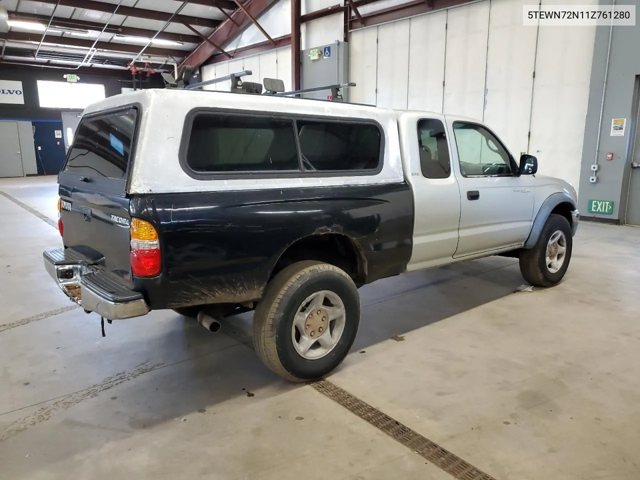 2001 Toyota Tacoma Xtracab VIN: 5TEWN72N11Z761280 Lot: 76572574