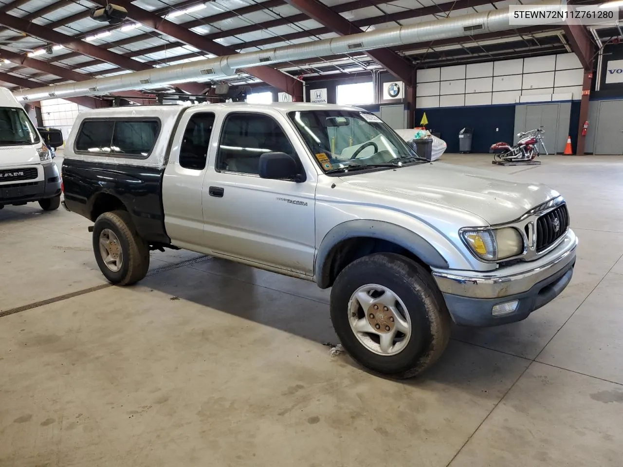 2001 Toyota Tacoma Xtracab VIN: 5TEWN72N11Z761280 Lot: 76572574